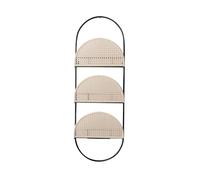 YANG11FAN Installation Bookshe décoratif géométrique en Fer fixé au Mur, Serre-Livres arqués Faux tissés, for présentoir d'organisateur de Bureau à Domicile