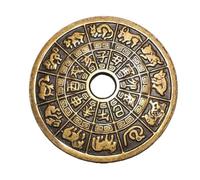 YANGAFJDUA 5/3/1 Pièces de Monnaie Feng Shui, Zhang Tianshi Pièces Chinoises Yi King, Bronze Pièces Chinoises Porte Bonheur, Monnaie Porte-Bonheur en Forme Monnaie pour Richesse et Réussite,5PCS