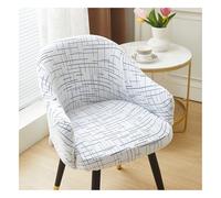 YANGAFJDUA Extensible Housse de Chaises Salle à Manger Dossier avec Accoudoirs Scandinave Bureau Couverture de Chaise 1/2/4/6 Pieces Couvre de Fauteuil Cuisine/Salon Pivotante,Lavable,D,2PCS