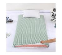 YANGAFJDUA Pliable Couverture Matelas Futon, Coton Housse pour Matelas Futon de Sol Japonais Traditionnel, Lavable Housse de Matelas de Sol King Queen Twin avec Fermeture Éclair,E,90x190cm/35x75in