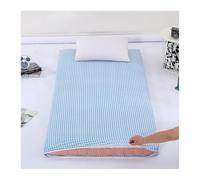 YANGAFJDUA Pliable Couverture Matelas Futon, Coton Housse pour Matelas Futon de Sol Japonais Traditionnel, Lavable Housse de Matelas de Sol King Queen Twin avec Fermeture Éclair,D,90x190cm/35x75in