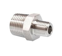 YANGC 1/8 "1/4" 3/8 "1/2" 3/4 "mâle M8 M10 M12 M14 M16 M18 M20 réducteur 304 acier inoxydable mamelon hexagonal raccord de tuyau haute pression(BSP1I4 to M18x1.5)