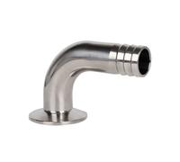 YANGC 12,7 16 19 25 32 38-108 mm Tuyau Barb X 1,5" - 4" Tri Clamp Coude à 90 Degrés SUS 304 Acier inoxydable(32mm Barb K50.5mm)