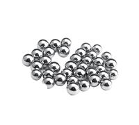 YANGC Bille en acier à roulement solide de diamètre 1 mm, 1,5 mm, 2 mm, 2,5 mm, 3 mm, 3,175 mm-15,5 mm, bille ronde à roulement lisse de haute précision(3.5mm(20pcs))