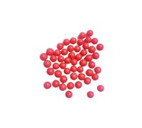 YANGC Billes en plastique creuses lisses en polypropylène rouge, sphère flottante de précision, diamètre 5/6/7,75/8/10/12/15/20 mm(8Pcs,20mm)