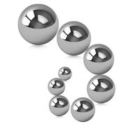 YANGC Billes rondes solides de 1 mm, 2 mm, 2,5 mm à 40 mm de diamètre, en acier inoxydable 304 G200, roulements de haute précision, billes lisses, dureté(34mm(1pcs))