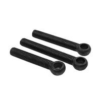 YANGC Boulons à œil en acier au carbone M5 M6 M8 M10 M12 M14 M16 M18 M20 Boulons à œil à anneau coulissant(35mm,M5 (10pcs))