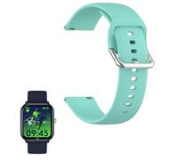 YANGC Compatible pour Mode Silicone Classique Bracelet De Remplacement Compatible pour ICE-WATCH Montre Connectée enfant ICE smart junior 2.0 1,75 Pouces (Vert)