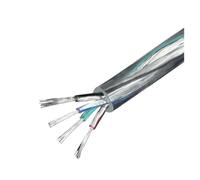 YANGC Cordon d'alimentation Transparent de 1~20m, 28/26/24/22/20/18/16awg, câble en cuivre étamé d'isolation en PVC, 2 3 4 5 cœurs, ligne de fil de lumière LED(4 Cores,3 METERS_24AWG)
