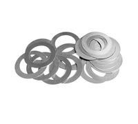 YANGC DIN988 M3 à M20 0.1mm 0.2mm 0.3mm 0.5mm 1mm rondelle plate en acier inoxydable joint Ultra mince joint de réglage de haute précision(M22x30 10pcs,0.2mm thickness)