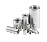 YANGC Écrou de cylindre étendu en acier inoxydable 304, Joint de tige à vis, écrou rond M2 M2.5 M3 M4 M5 M6(M5x8x10(40pcs))