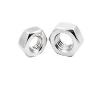 YANGC Écrous hexagonaux 304/316 écrous hexagonaux en acier inoxydable A2/A4-70 attaches à filetage métrique M2 M3 M3.5 M4 M5 M6 M8 M10 M12 M14 M18-M30 DIN934(316 Stainless Steel,M2 100pcs)