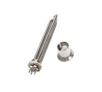 YANGC Élément chauffant 48 V 1 pouce DN25/32 mm 1500 W/1800 W/2400 W/2700 W for chauffe-eau solaire tubulaire (1 pièce)(Option 4,3000W)