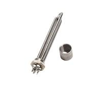 YANGC Élément chauffant 48 V 1 pouce DN25/32 mm 1500 W/1800 W/2400 W/2700 W for chauffe-eau solaire tubulaire (1 pièce)(Option 3,2400W)