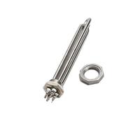 YANGC Élément chauffant 48 V 1 pouce DN25/32 mm 1500 W/1800 W/2400 W/2700 W for chauffe-eau solaire tubulaire (1 pièce)(Option 2,2400W)