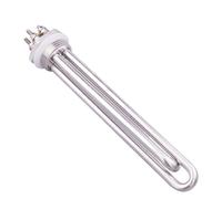 YANGC Élément chauffant 48 V DN25 1 pouce for chauffage solaire tubulaire électrique 1500 W/1800 W/2400 W/2700 W/3000 W/ SUS304(Only heater,2400w)