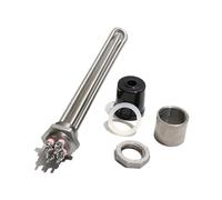 YANGC Élément chauffant à vis filetée DN25 32mm, 220V, résistance à la bière SUS304, 2.5/3.5/4.5/5.5Kw(As Picture,1.5KW L200mm)