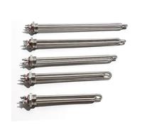 YANGC Élément chauffant à vis filetée DN25 32mm, 220V, résistance à la bière SUS304, 2.5/3.5/4.5/5.5Kw(Heater only,3.5KW L280mm)