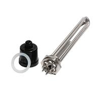 YANGC Élément chauffant DN40 de 1 1/2" for machine avec vis de masse et sonde 3 kW/4,5 kW/6 kW/9 kW/12 kW(220V,9KW 290mm 304SUS)