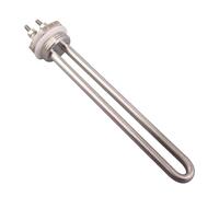 YANGC Élément chauffant solaire 12 V CC en forme de U DN25, élément électrique tubulaire for chaudière, 100 W, 150 W, 200 W(Heater only,150w)