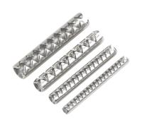 YANGC Goupille élastique dentée en acier inoxydable 304, goupille fendue ondulée, goupille cylindrique creuse dentelée M2 M2.5 M3 M4(M2.5x16(250pcs))