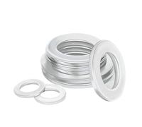 YANGC Joint en alliage d'aluminium 6061# M3 M5 M6 M8 M10~ M30, rondelle plate métallique ultra-mince, rondelle d'épaisseur standard croissante(M8x16x1.5 (20pcs))