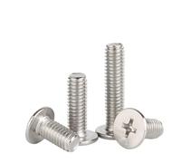 YANGC Lot de 10 vis cruciformes ultra fines à tête plate en acier inoxydable M1.4 M1.6 M2 M2.5 M3 M4 M5 M6 M8(12mm x10pcs,M5)