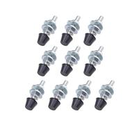 YANGC Lot de 10 vis de serrage à bascule en acier au carbone M4 x 29 mm, M5 x 47 mm, M6 x 54 mm, avec embout de broche arrondi, compatibles avec la plupart des pinces à bascule.(M6x54mm)