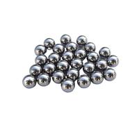 YANGC Lot de 100 billes en acier chromé GCR15 de 1,0 à 3,19 mm, solides et lisses, haute précision, for roulements à billes, tige coulissante(3.183mm)