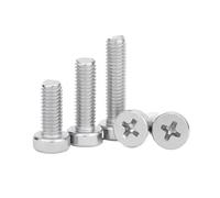 YANGC M2 M2.5 M3 M4 M5 304 vis à tête cylindrique encastrée en acier inoxydable boulon à tête courte basse(25mm,M4-20pcs)