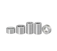 YANGC Manchons d'arbre M2 M2.5 M3 M4 en alliage d'aluminium, rondelle plate, manchon de joint, entretoise Non filetée(M2xD4mm (20pcs),Length 3mm)