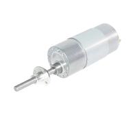 YANGC Moteur CC JGB37-555 6V 12V 24V avec bride, arbre fileté M6*50MM, moteur à engrenages métalliques à couple élevé(Only motor,45rpm,12V)