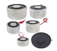 YANGC P49/21 P50/27 P59/34 P65/30 P70/9 P80/38 Ventouse de levage électromagnétique à solénoïde 12 V 24 V CC 55 kg/550 N Aimant électrique de maintien(P80 38,24V)