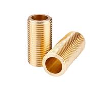 YANGC Raccord de tuyau en laiton à filetage mâle 1/2 "3/4" BSPP, connecteur à longue extension entièrement fileté, Joint de coupleur 30 40 50 60 80 100 120mm de Long(60mm,1/2")