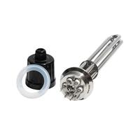 YANGC Résistance chauffante électrique 2" Tri-clamp 63 mm, compatible avec tous les éléments chauffants en acier inoxydable 304, 220 V/380 V, 3 kW/4,5 kW/6 kW/9 kW/12 kW(380V,9KW 290mm 304SUS)