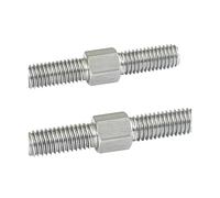 YANGC Tige à double extrémité filetée M4-M16 en acier inoxydable 304, boulons à goujon positifs et négatifs(M10x80mm-1pcs)