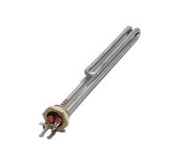 YANGC Tube chauffant en acier inoxydable à tête en cuivre, 1 pouce/32 mm/DN25, élément chauffant électrique 110/220/380 V for chaudière 1/2/3/4/6 kW(110V,2KW 210mm 201SUS)