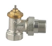 YANGC Vanne de contrôle de température d'angle en laiton DN15 DN20, vanne de régulation thermostatique sans tête thermostatique for pièces de vanne de radiateur(DN20)