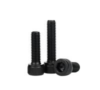 YANGC Vis à tête cylindrique à six pans creux en acier allié noir DIN912 M2M2.5 M3 M4 M5 M6 M8 M10 M12 12.9(M2 (100pcs),8mm)