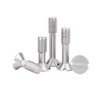 YANGC Vis à tête fraisée Anti-desserrage en acier inoxydable M2.5 M3 M4 M5 M6 M8 GB68 304, boulon à demi-filetage à tête plate(20mm,M4-5pcs)