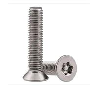 YANGC Vis à tête fraisée plate en acier inoxydable M2 M3 M4 M5 M6 avec goupille, boulon de sécurité antivol SS304(M3X12 200PCS)