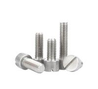 YANGC Vis à tête moletée en acier inoxydable 304, M3 M4 M5 M6, vis à pouce, boulon à fente, vis à main de réglage(M6x30mm(2pcs))