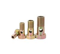YANGC Vis creuse hexagonale à un trou et deux trous/boulon de moteur diesel/boulon de trop-plein hydraulique for joint de charnière de tuyau de retour d'huile(5pcs M10x1.5x36)