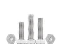 YANGC Vis hexagonale extérieure en acier inoxydable 304, M4 M5 M6 M8 M10 ~ M20, vis creuse, boulon creux, masque, Machine, vis à trou traversant(8mm,M5(3pcs))