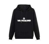 YANGDUJUN Die Antwoord Logo Mens Hoodies Casual Cotton Unisex Black Sweatshirts S