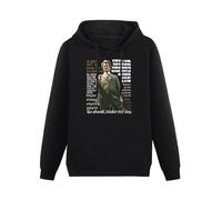 YANGDUJUN Dirty Harry Clint Quotes Clint East Movie Mens Hoodies Casual Cotton Unisex Black Sweatshirts M