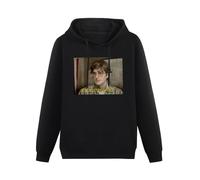 YANGDUJUN Time to Leave Louis Theroux Mens Hoodies Casual Cotton Unisex Black Sweatshirts XL
