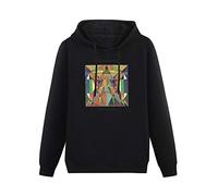 YANGDUJUN Todd Rundgren Initiation Electronica Mens Hoodies Casual Cotton Unisex Black Sweatshirts M