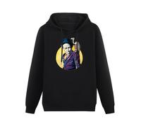 YANGDUJUN Tom Waits A Sight for Sore Eyes Mens Hoodies Casual Cotton Unisex Black Sweatshirts XXL