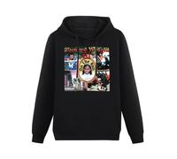 YANGDUJUN Tommy Wright III Runnin N Gunnin Mens Hoodies Casual Cotton Unisex Black Sweatshirts 3XL